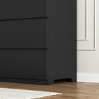 6 Drawer Storage Cabinet ,Dresser, Wood Storage Tower Clothes Organizer, Wide Chest of 6 Drawers, Large Storage Space for Bedroom, Hallway, Entryway Living Room - Grand Goldman Shop