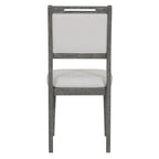 TREXM 6-Piece Retro Dining Table Set for 6, 60' Wood Kitchen Table and Chairs Set of 4 with Bench Designed Trestle Base for kitchen & Dining Room (Gray) - Grand Goldman Shop