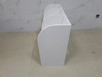 Kids Bookcase with 4 Compartments, White MDF Storage Shelf for Toys and Books, 31.5 x 11.8 x 23.6 inches - Grand Goldman