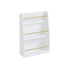 3 Tier Kids Book Shelf,Kids Book Rack, Helps Keep Bedrooms, Playrooms, and Classrooms Organized,White - Grand Goldman
