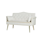 CREAM WHITE  2 SEATER SOFA - Grand Goldman Shop