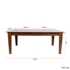 Dining Table , 106.3 in  Large Extendable Kitchen Table - Grand Goldman Shop
