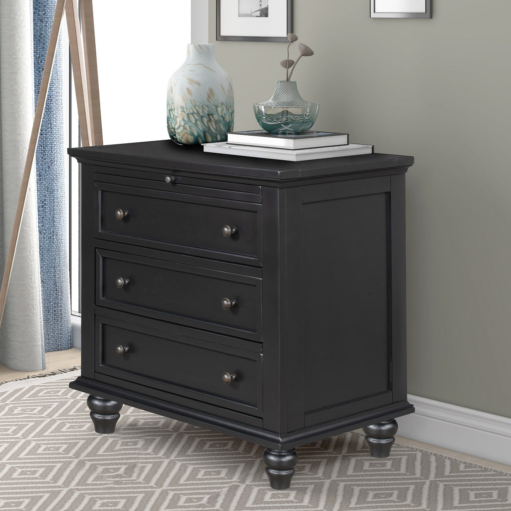 U_STYLE 27.6'' Painted Nightstand with pull-out tray, Fashion Bedside Cabinet with 3 Drawers, Minimalist Sofa Side Table with rubber legs and Metal handle for Bedroom Sofa Couch Office - Grand Goldman Shop