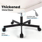 UPGRADE! Larger Size 360° Swivel Home Office Desk Chair with Wheels - Grand Goldman