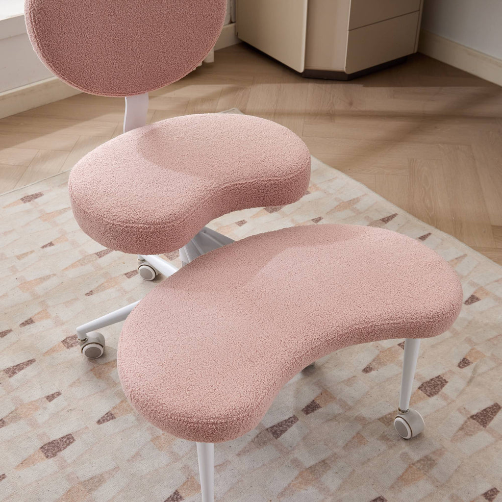 Meditation Chair Plus, Cross Legged Chair with Wheels, ADHD Chair, Criss Cross Desk Chair with Lumbar Support and Adjustable 