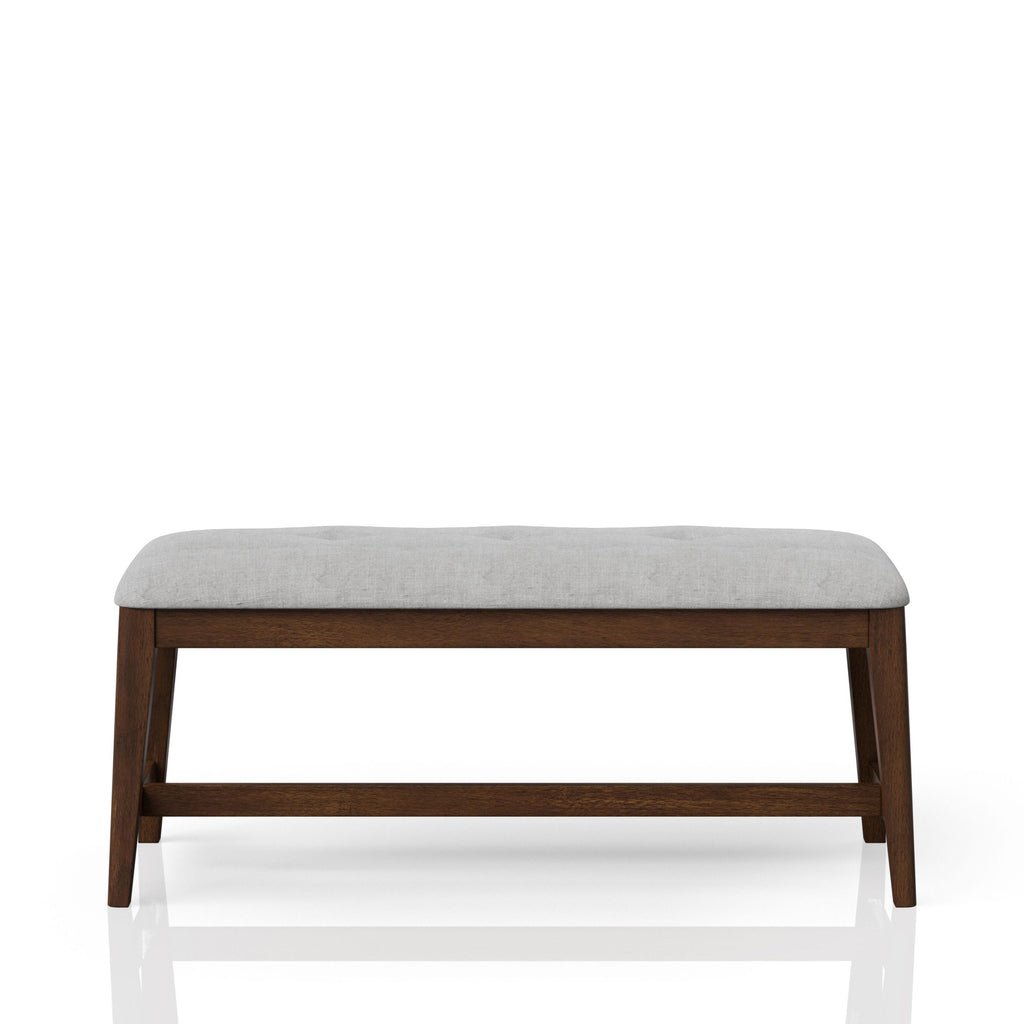 Backless Upholstered Dining Bench Mid-Century Seating - Grand Goldman Shop