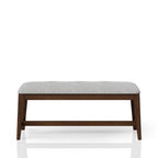Backless Upholstered Dining Bench Mid-Century Seating - Grand Goldman Shop