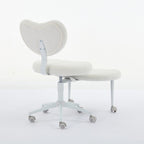 Meditation Chair Plus, Cross Legged Chair with Wheels, ADHD Chair, Criss Cross Desk Chair with Lumbar Support and Adjustable 