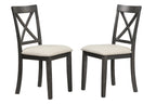 Orisfur. 5 Pieces Dining Table and Chairs Set for 4 Persons, Kitchen Room Solid Wood Table with 4 Chairs - Grand Goldman Shop