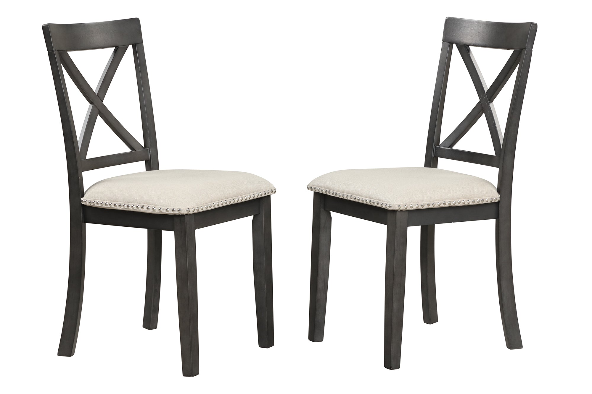 Orisfur. 5 Pieces Dining Table and Chairs Set for 4 Persons, Kitchen Room Solid Wood Table with 4 Chairs - Grand Goldman Shop