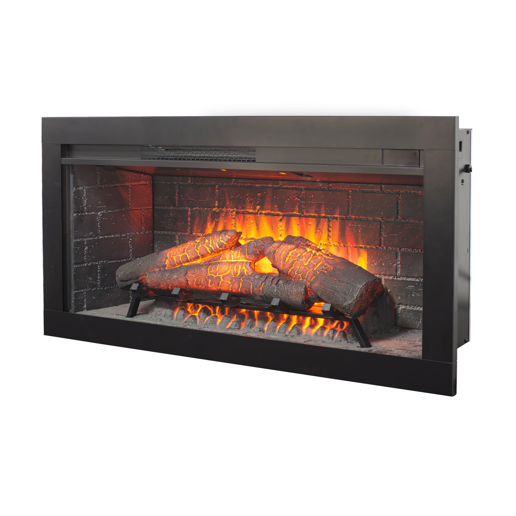 36 inch Infrared Electric Fireplace with Removable Trim kit Insert, Touch Panel Home Decor Heater - Grand Goldman Shop