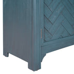 U_STYLE 40'' Modern Cabinets with Unique Design Doors with 1 Adjustable Shelves,Suitable for Multiple Rooms Such as Living Room and Study Room - Grand Goldman Shop