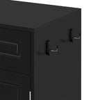 U-Style Farmhouse Sideboard with 3 Drawers & 4 Doors,59.1' Multi-Functional Storage Buffet with Adjustable Shelf and Open Storage Compartments, Suitable for Dining Room, Living Room, Entryway. - Grand Goldman Shop