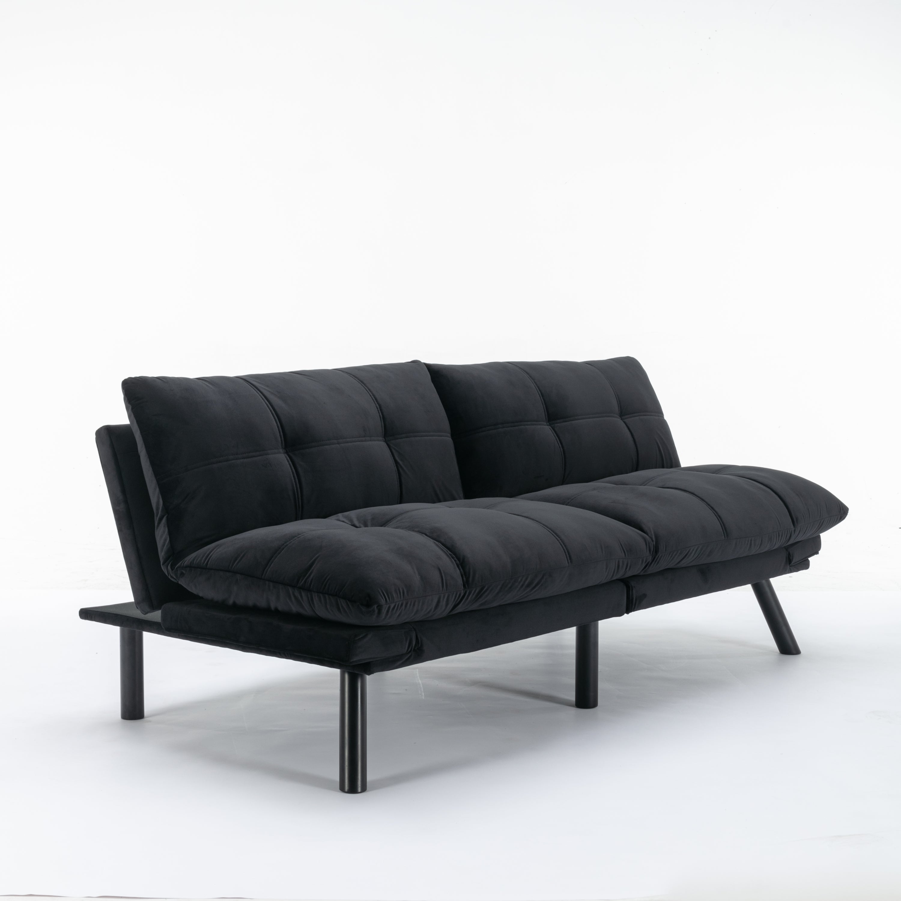 Black Convertible Folding Modern sofa Bed - Grand Goldman Shop
