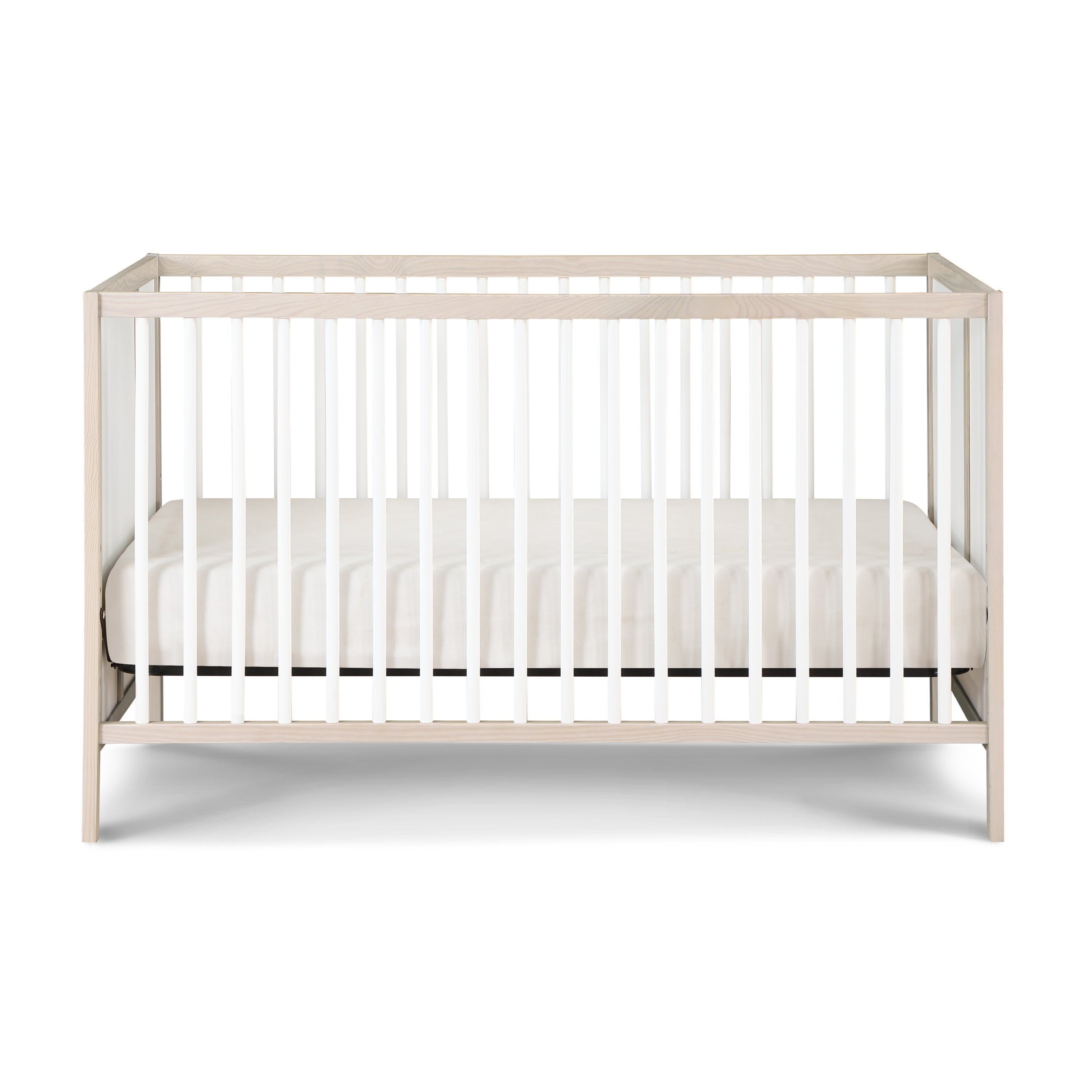 Pixie Finn 3-in-1 Crib in Washed Natural/White | Premium Home Decor - Grand Goldman