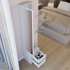Simple Stylish Dressing Mirror Cabinet, Cosmetic Organizer Cabinet, Jewelry Cabinet, Extra Large Full Body Mirror, Multi Layer High Capacity Storage, 11.8' x 15.7' x 63', EPA, GCC, UL Certificate - Grand Goldman Shop