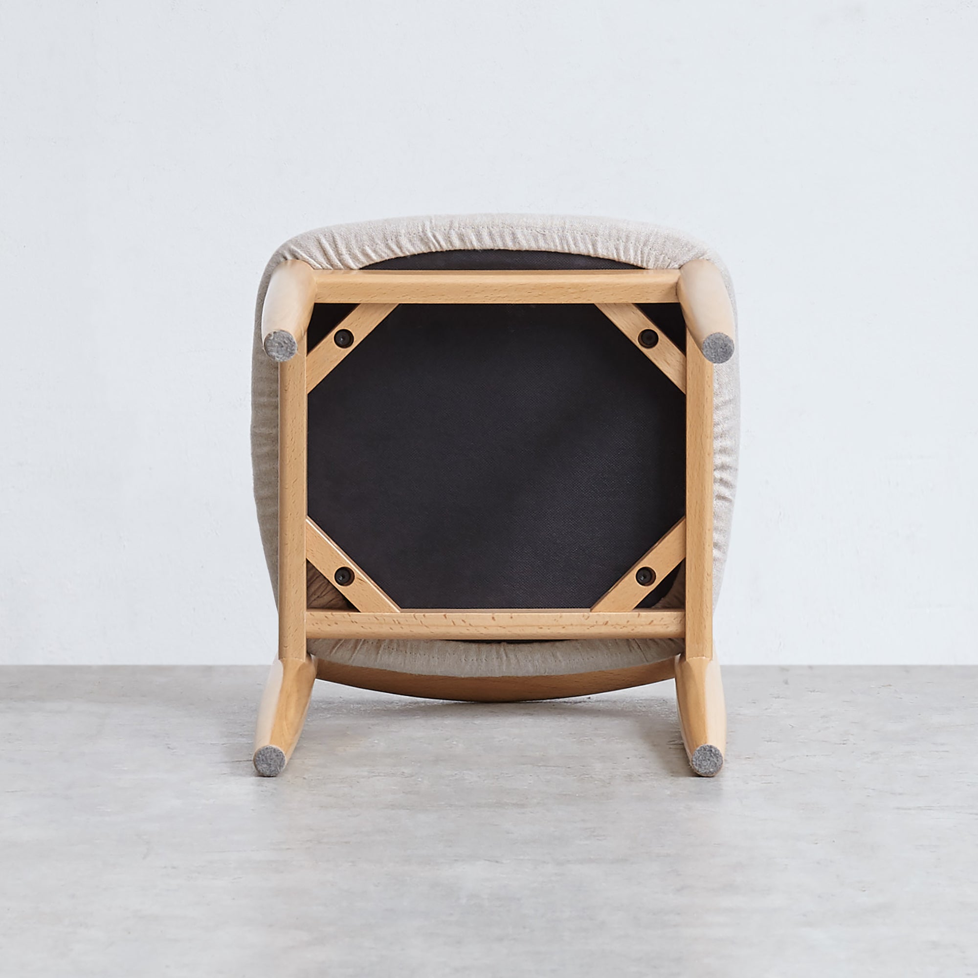 Natural Beech Wood Make-up Stool Bed Bench for Dining Room, Bedroom - Grand Goldman Shop