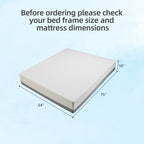 10-Inch Premium FULL Mattress - Premium 4-Layer Foam Sofa & Mattress - Japanese Design & Manufacturing, Ultra-Breathable, Eco-Friendly, Antimicrobial, Ergonomic Zoned Support, CertiPUR-US & OEKO-TEX - Grand Goldman Shop