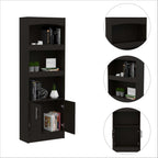Durango Bookcase, Three Shelves, Double Door Cabinet | Premium Home Decor - Grand Goldman