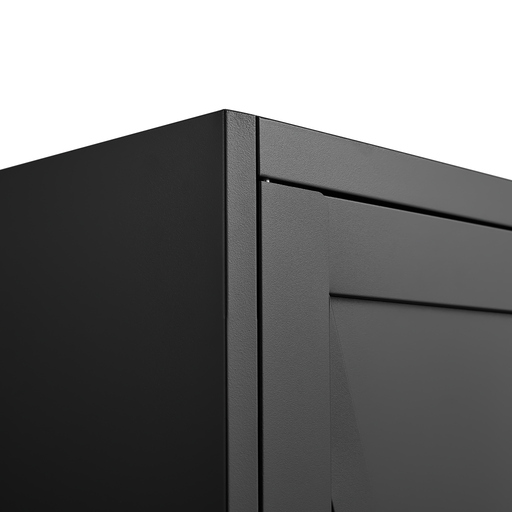 Metal Adjustable 2 Doors Metal Storage Cabinet Kitchen Pantry Cabinet With Adjustable Shelves all Steel Cabinet Locker For Ki