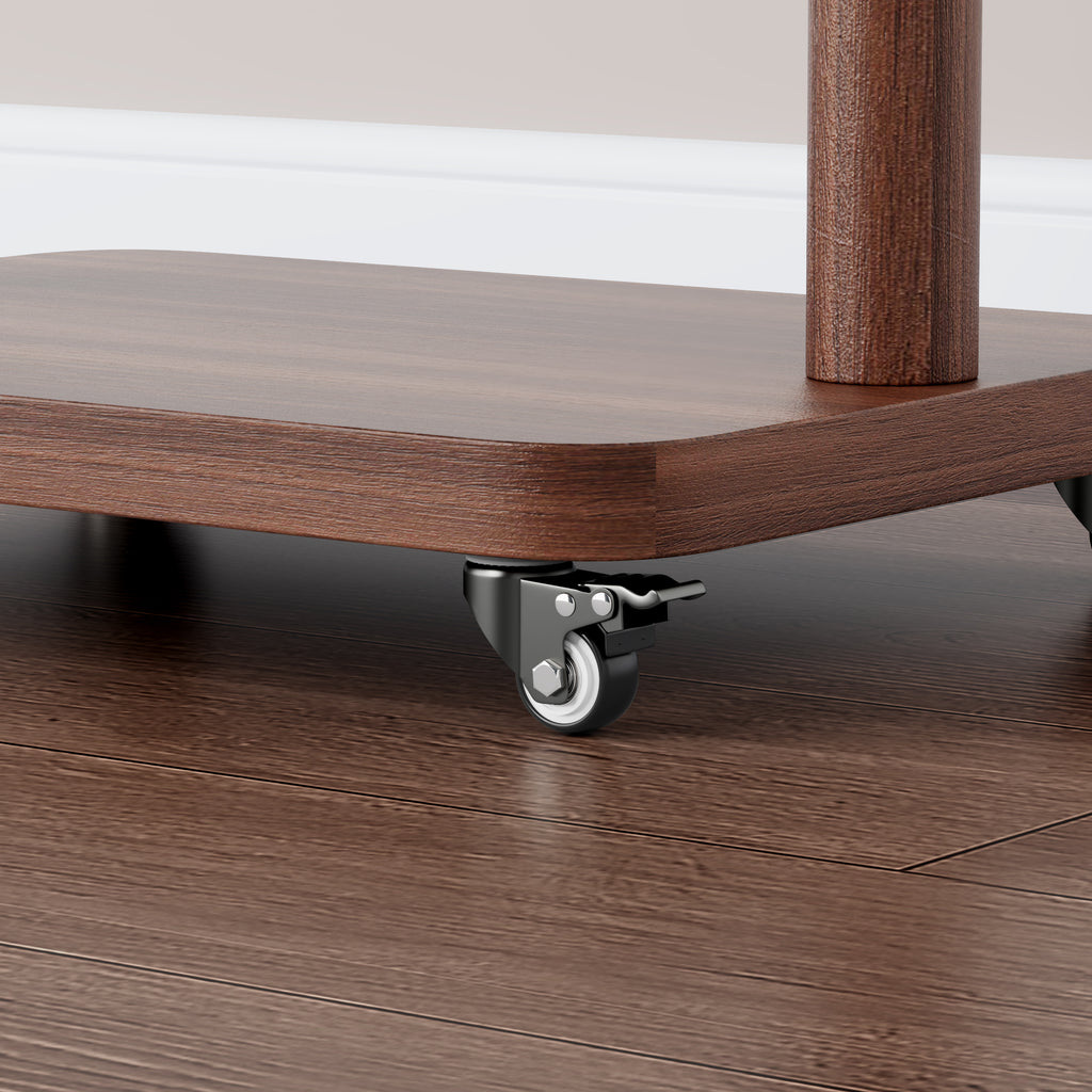 Coat Racks solid wood hanger 15.7* 11.8*71in Solid environmental protection easy to assemble beautiful can be placed in the bedroom/entrance/living room (Walnut) - Grand Goldman Shop