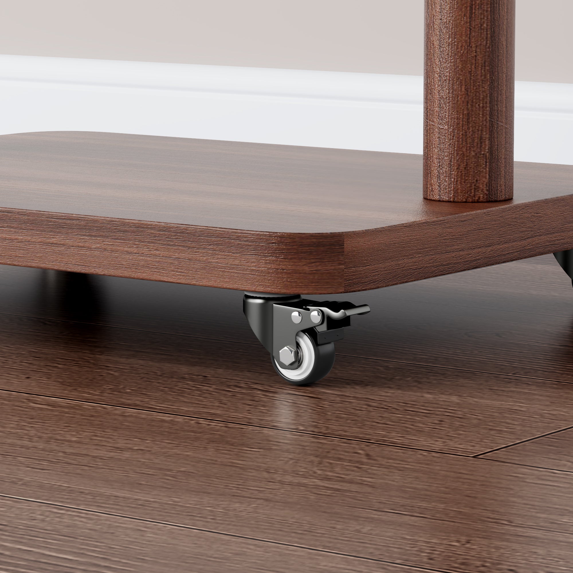 Coat Racks solid wood hanger 15.7* 11.8*71in Solid environmental protection easy to assemble beautiful can be placed in the bedroom/entrance/living room (Walnut) - Grand Goldman Shop