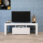 Entertainment TV Stand, Large TV Stand TV Base Stand with LED Light TV Cabinet. - Grand Goldman Shop