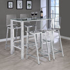 Tommy Chrome 47-inch Bar Table - Grand Goldman Shop