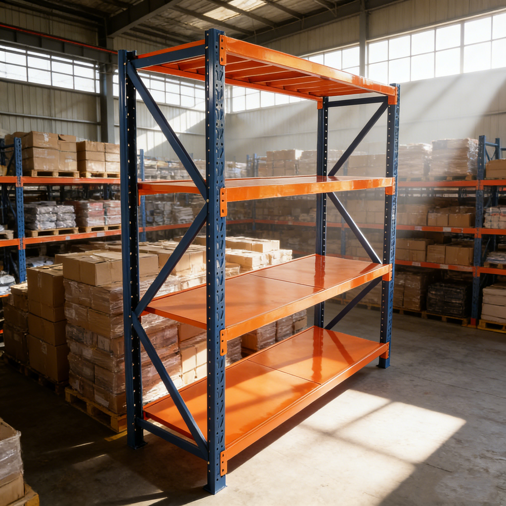 Garage shelves Heavy Duty - 4400 lbs garage storage 4 levels, adjustable metal shelving units and storage, industrial shelves utility shelves for commercial store tools gym - Grand Goldman Shop