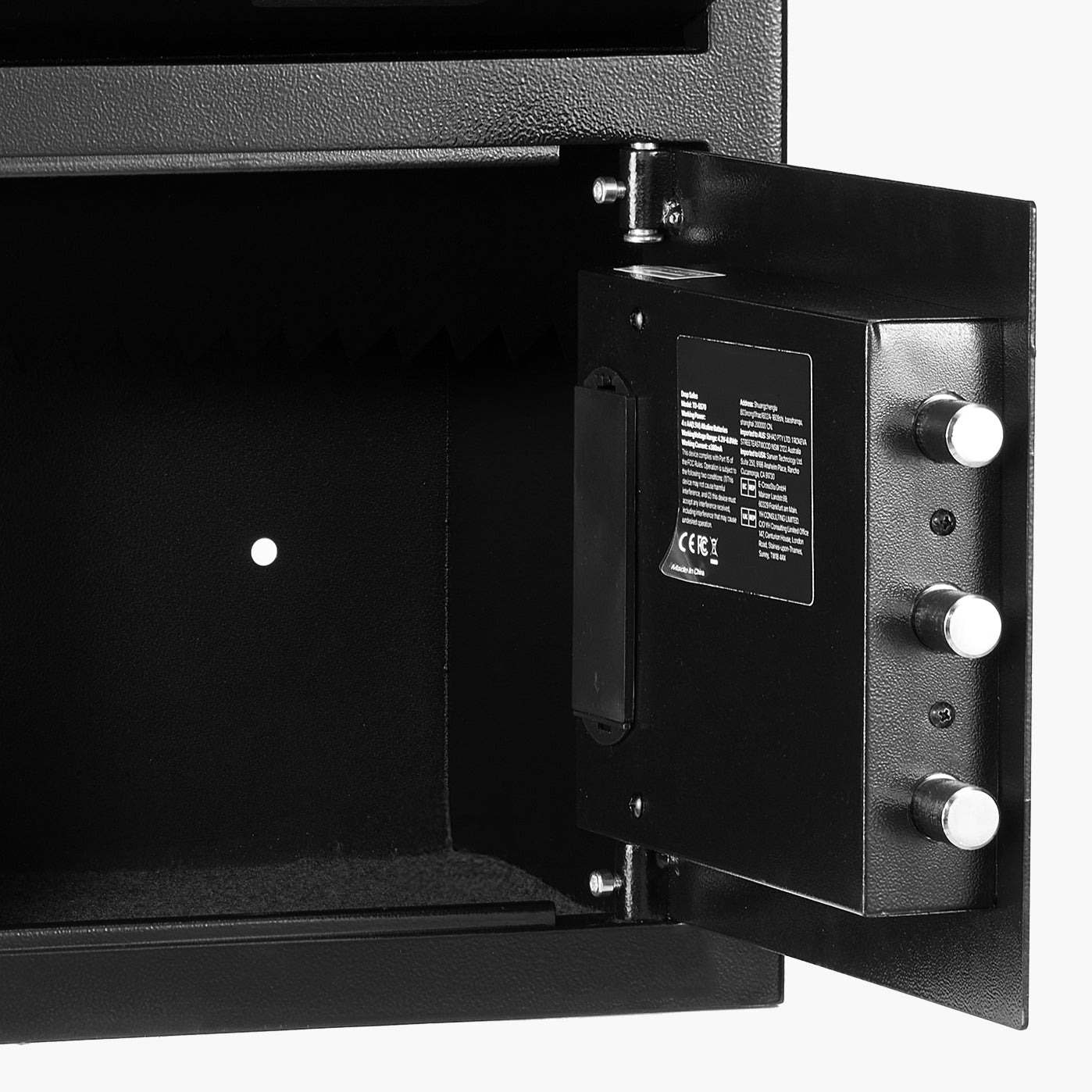 3.6 Cubic Feet Drop Safe, Large Capacity Front Drop Slot Safe Box with Digital Keypad, Heavy Duty 3 Tiers Cash Depository Box