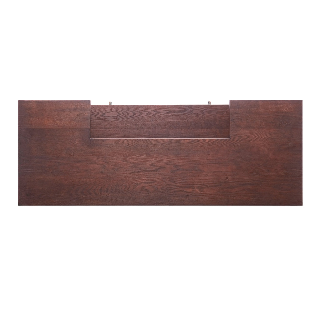 41.35'H Bar Table Or Wine cabinet -Brown Antique - Grand Goldman Shop