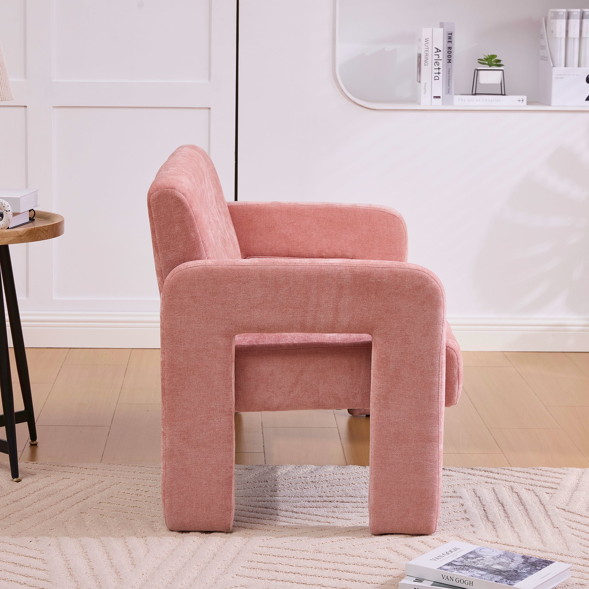 Nordic Modern Double Armchair Living Room & Bedroom Compact Upholstered Sofa Leisure Sofa Comfortable Seating with Dual Armrests Can be paired with a single chair - Grand Goldman Shop