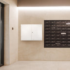 Adjustable Key Cabinet with Key Lock for Secure Storage, Gray Steel, 600-Key Capacity - Grand Goldman