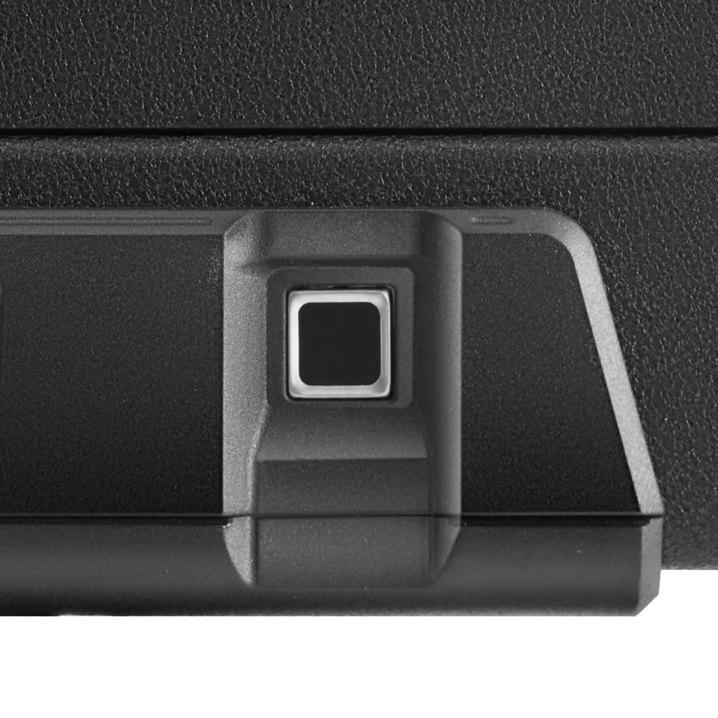 Gun Safe for Pistols, Biometric Gun Safe with Three Quick Access Ways of Fingerprints, Passwords and Keys, Handgun Safe for 2