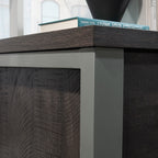 Lateral File with Two Drawers, Dark Brown finish - Grand Goldman