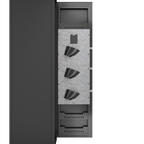 Gun Safes For Home Rifle And Pistols, Fingerprint Electronic Safe With Quick Access, Detachable Partition, No Assembly Requir