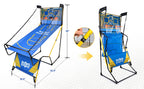 Dual Shot Foldable Basketball Arcade Game, LED Digital Scoreboard, 4 Balls & Pump, Indoor Family Entertainment Game - Grand G
