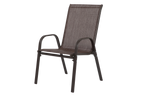 4 Piece Patio Chairs, Outdoor Camping Chairs with Breathable Textilene Fabric, Set of 2 Garden Chairs with Armrest High Backr