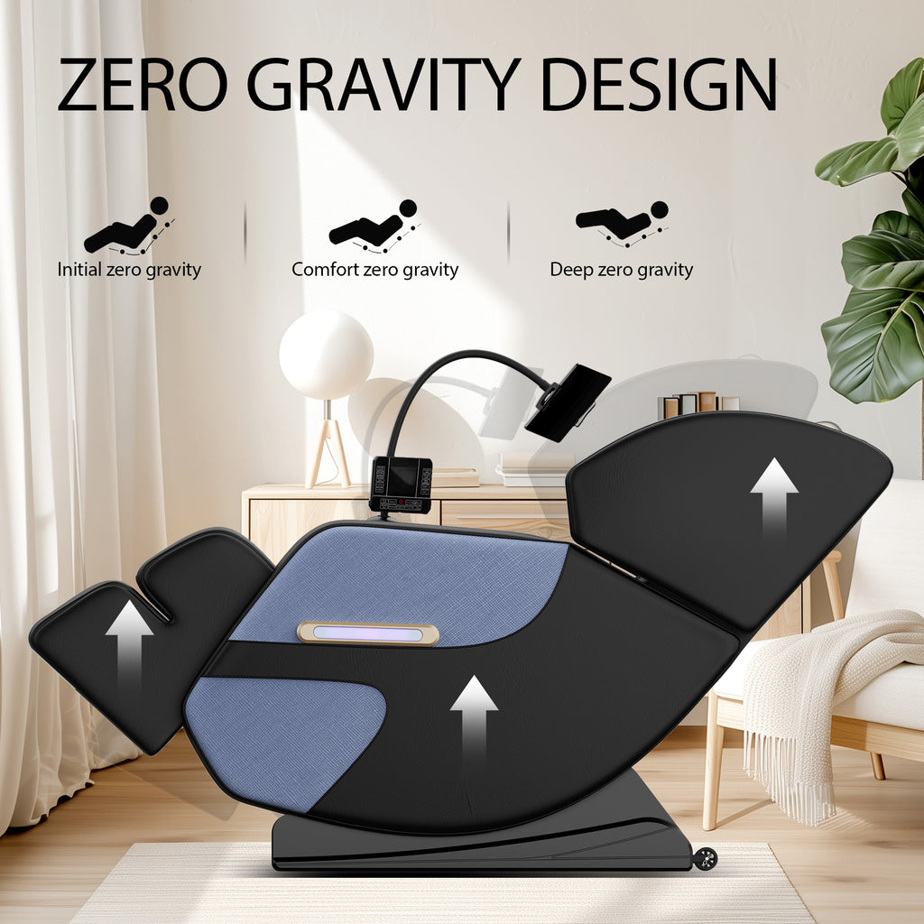Massage Chair Recliner with Zero Gravity with Full Body Air Pressure - Grand Goldman Shop