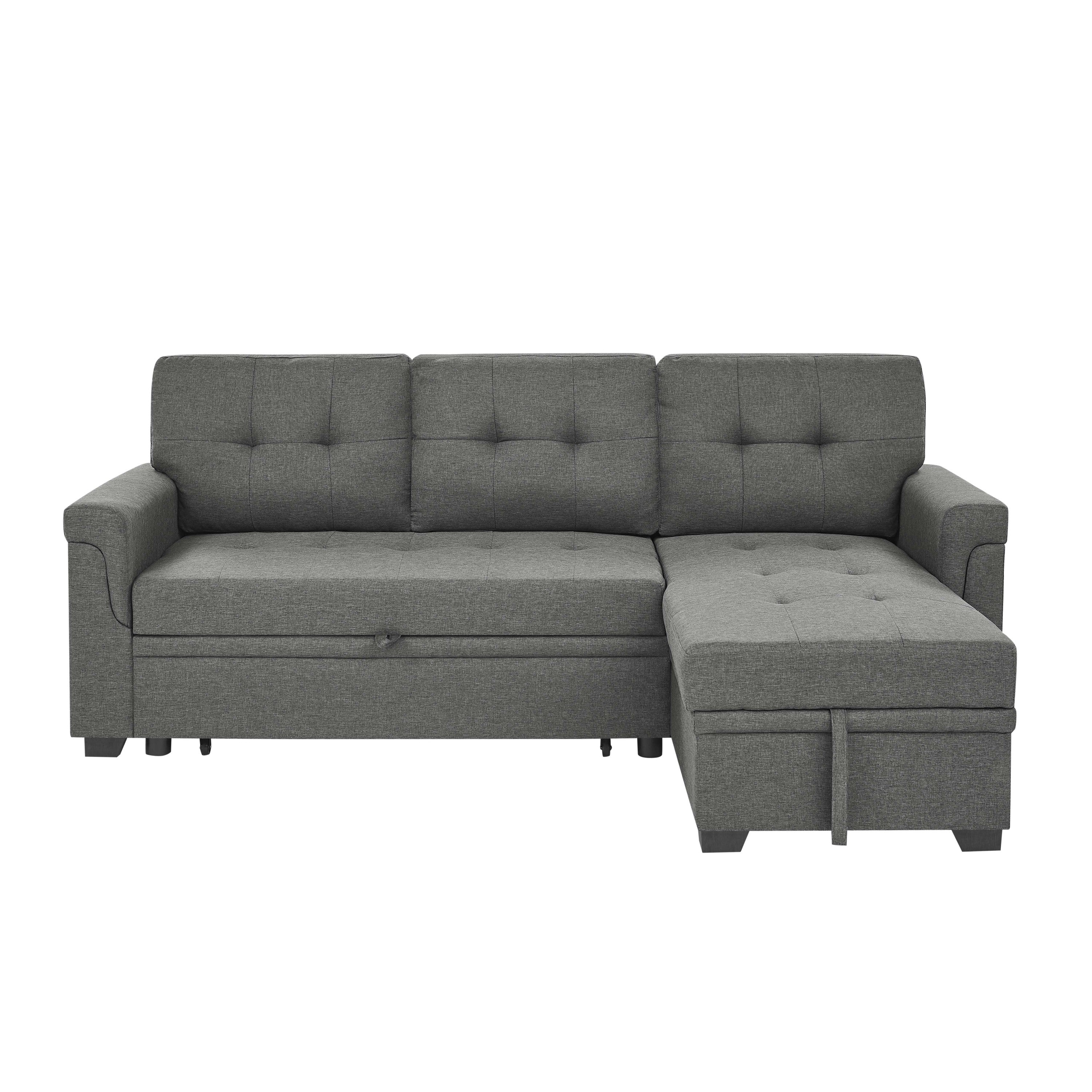 86'' Upholstered Pull-Out Sofa Bed - Grand Goldman Shop