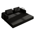 78 Inch Convertible Sleeper Sofa Bed, Futon Boneless Couch Lounge Loveseat with Pull Out Bed, No Assembly Required - Grand Goldman Shop