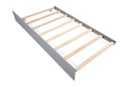 Twin Bed with Trundle, Platform Bed Frame with Headboard and Footboard, for Bedroom Small Living Space,No Box Spring Needed,Grey - Grand Goldman Shop