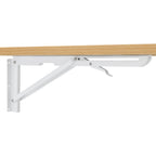 Laundry Room Folding Table Wall Mounted Folding Table for Small Spaces,Fold Down Desk,Workbench,Addition to Garage & Shed/Home Office/Laundry Room/Home Bar/Kitchen & Dining Room,45*22*6.5 inches. - Grand Goldman Shop
