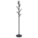 Black Tree Branch Style Coat Rack with 18 Hooks - Steel, 69.25in H - Grand Goldman Shop