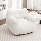 Bean Bag Chair, Bean Bag Sofa Chair with Armrests Stuffed High-Density Foam, Lazy Sofa Comfy Chairs BeanBag Chair for Adults in Living Room,Bedroom Reading - Grand Goldman Shop