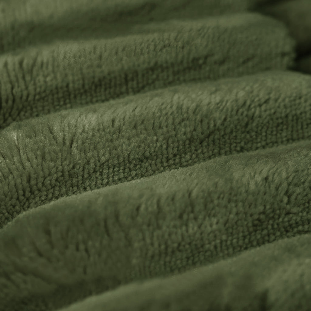 Sofa ottoman ,No Assembly Required,Green(Plush Corduroy Fabric) - Grand Goldman Shop