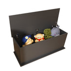 Storage Chest Trunk, Lift Top Wood Box for  Entryway Bench Organizer Home Furniture, Black - Grand Goldman Shop