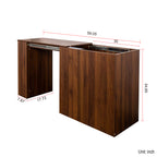 Computer Desk with Drawers, Modern Corner Home Office storage with extendable table, Study Writing Desk Workstation for Home,