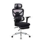 Ergonomic Home Office Desk Chair with Massage Lumbar Support,4D Headrest & 5D Armrests, Adjustable Back High and Seat Depth(B