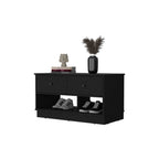 Tulip Storage Bench, Two Drawers, Two Shelves - Grand Goldman Shop